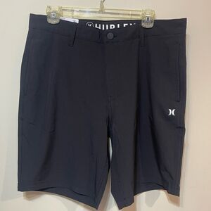Hurley All Day Hybrid Shorts Size 34 Men's Black NWT
